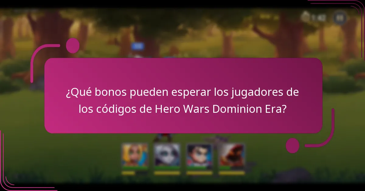 ¿Qué bonos pueden esperar los jugadores de los códigos de Hero Wars Dominion Era?